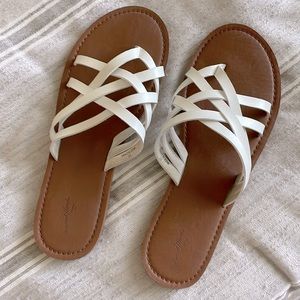 White Universal Threads Sandals (size 11) worn once!